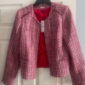 Tweed Moto jacket NWT